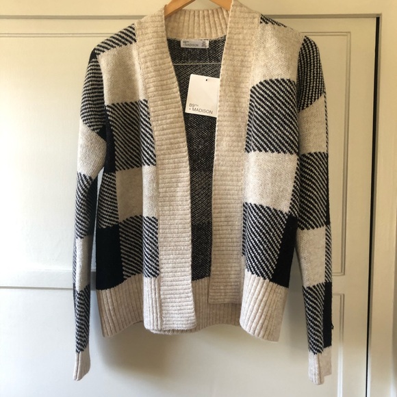 89th & Madison Sweaters - 89th & Madison Checkered Sweater